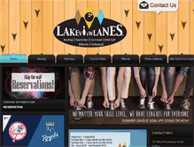 Tablet Screenshot of lakeviewbowling.com
